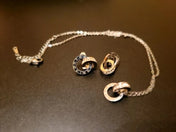LuxeStack™ Celestial Necklace and Earrings Set – A Masterpiece of Elegance ✨