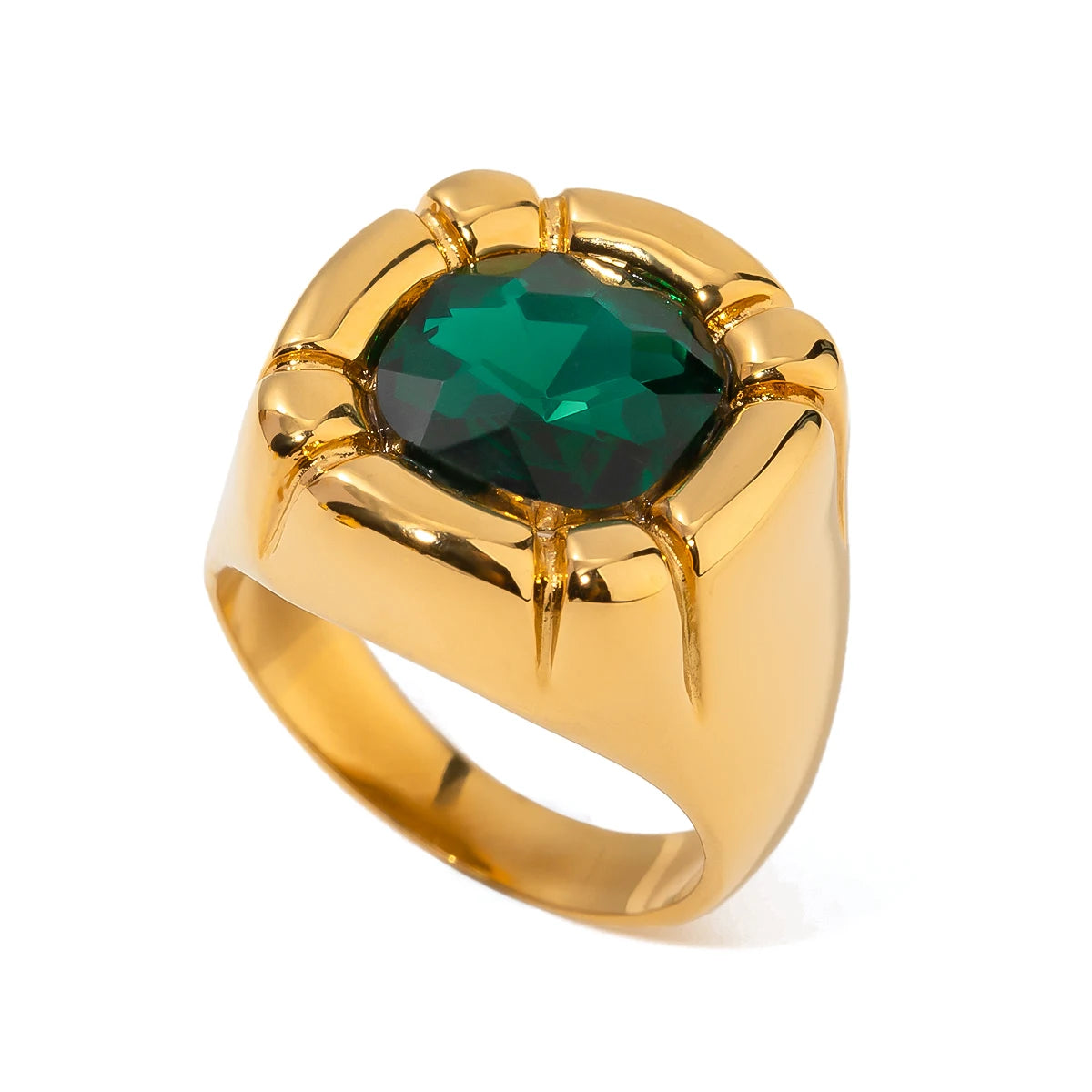18k Gold Halo Ring
