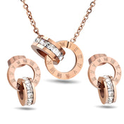 LuxeStack™ Celestial Necklace and Earrings Set – A Masterpiece of Elegance ✨