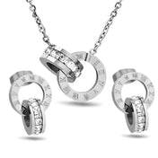 LuxeStack™ Celestial Necklace and Earrings Set – A Masterpiece of Elegance ✨