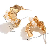 Pendientes Geométricos con Perla