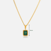 Necklace with Geometric Pendant