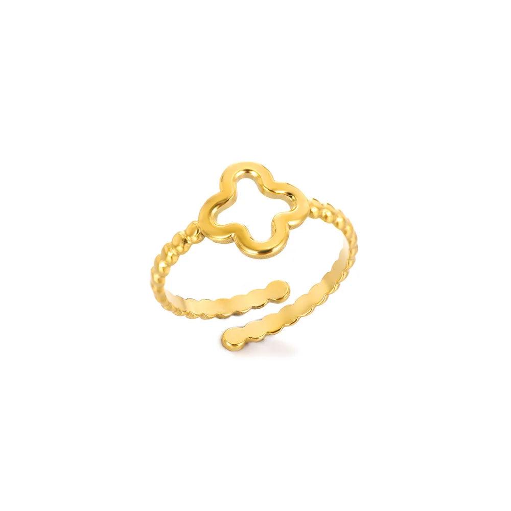 Anillo Minimalista de Trébol