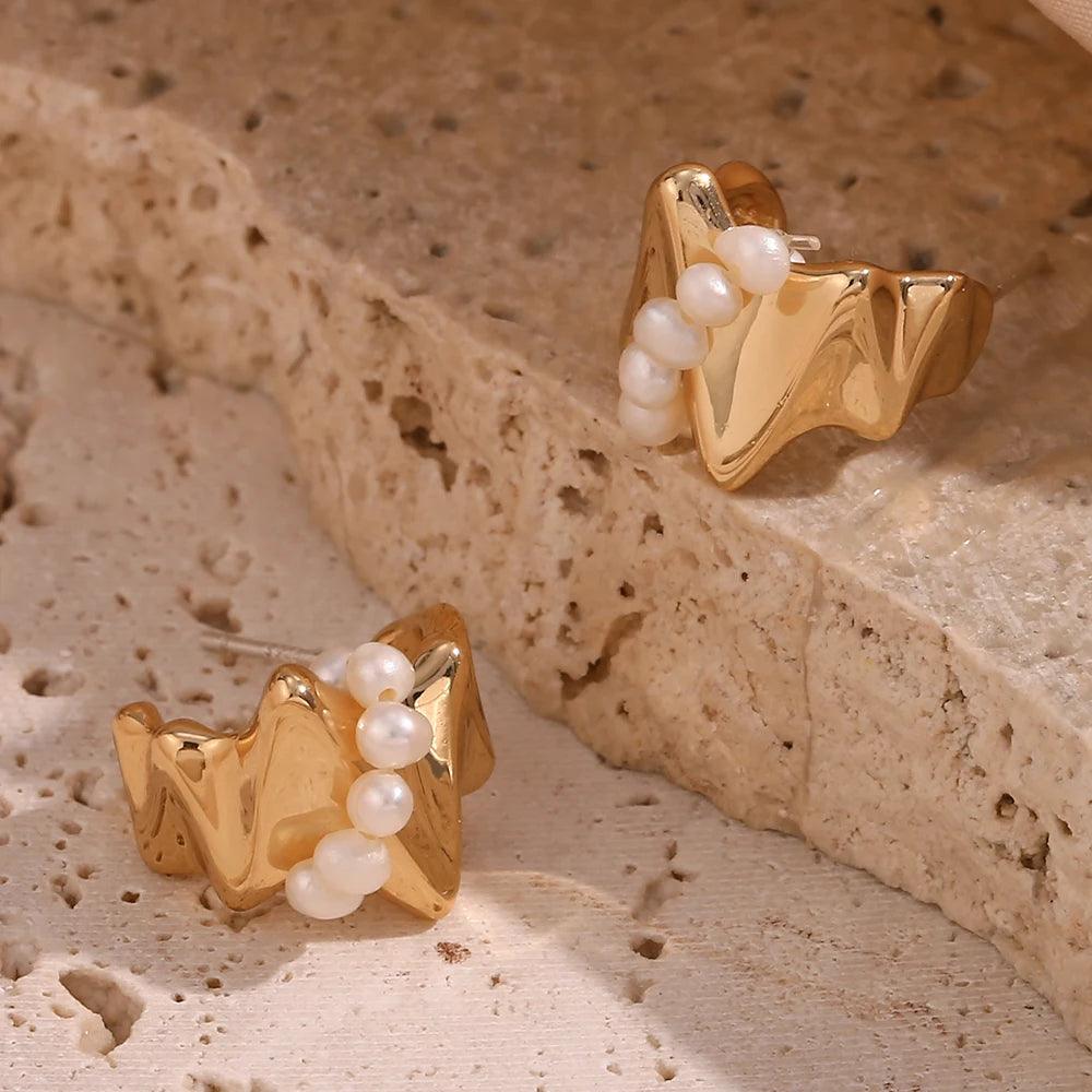 Pendientes Geométricos con Perla