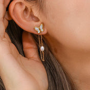 Pendientes Elegantes de Mariposa – Delicadeza y Estilo en Cada Detalle
