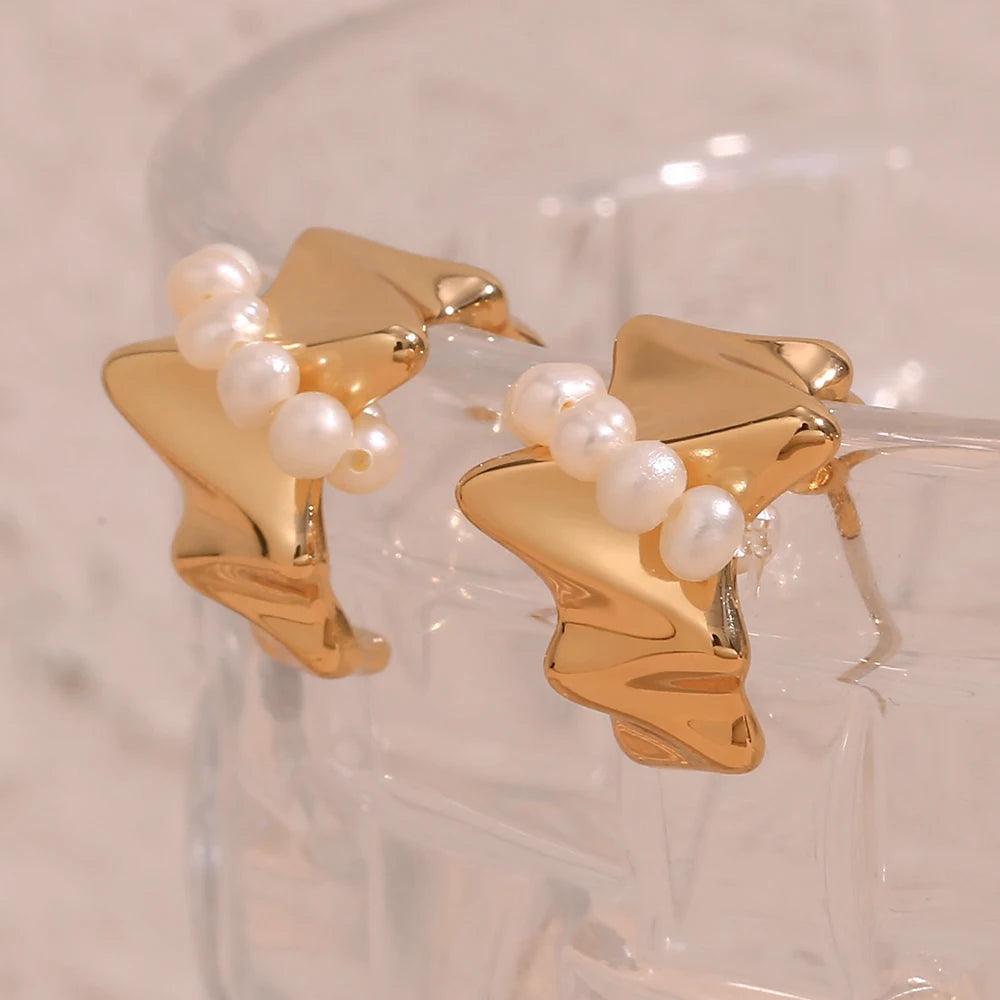 Pendientes Geométricos con Perla