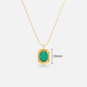 Necklace with Geometric Pendant