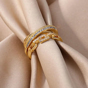 Geometric Ring with Zirconia