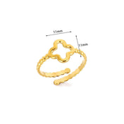 Anillo Minimalista de Trébol