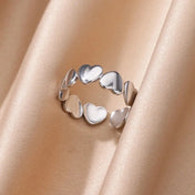 Stainless Steel Heart Ring