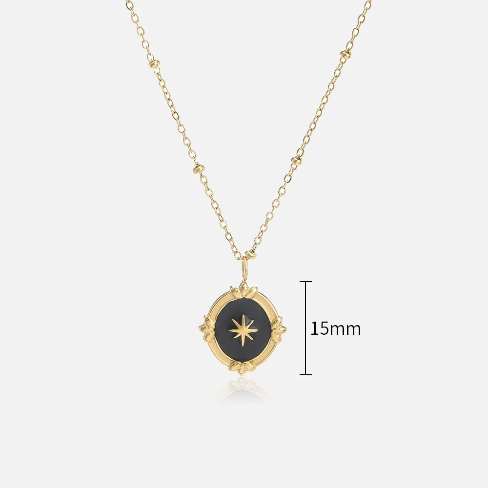 Necklace with Geometric Pendant