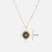 Necklace with Geometric Pendant