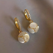 Pendientes Elegantes Retro con Piedra de la Luna