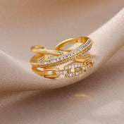 Geometric Ring with Zirconia
