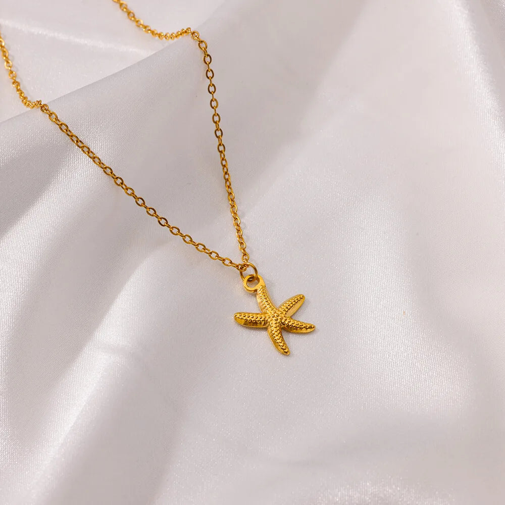 Summer Shell and Star Necklace