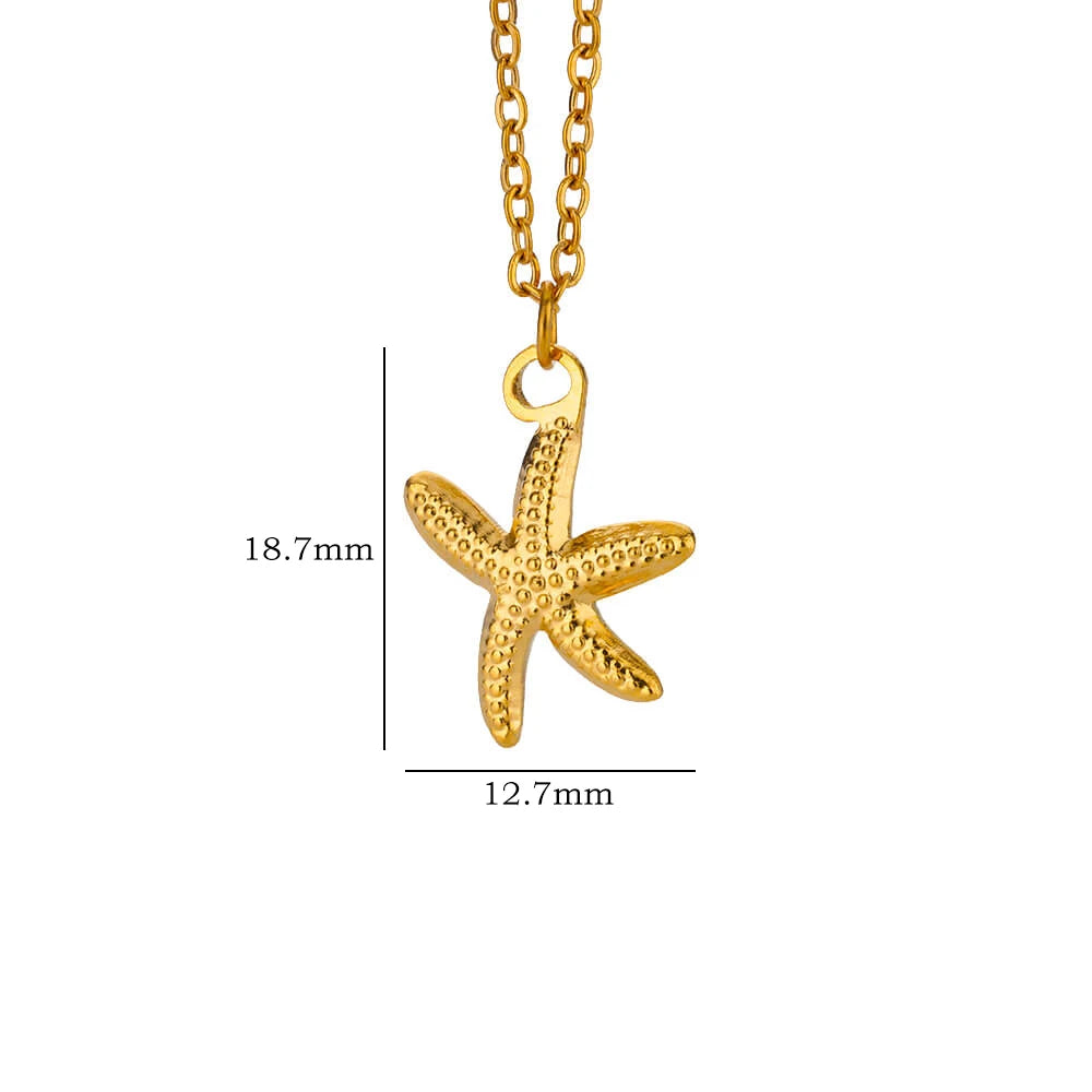 Summer Shell and Star Necklace