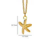 Summer Shell and Star Necklace