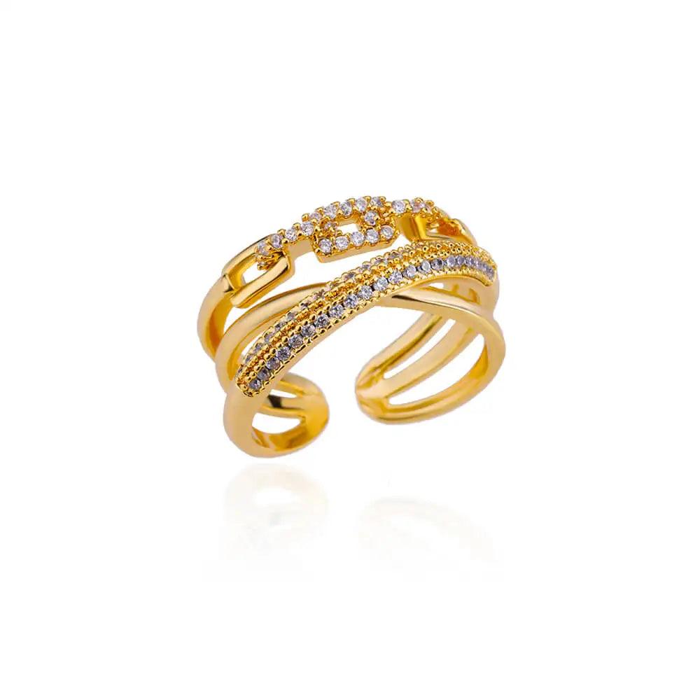 Geometric Ring with Zirconia