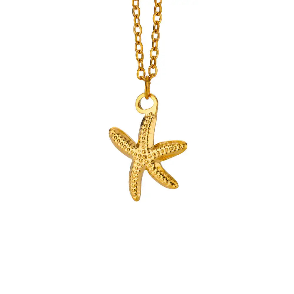 Summer Shell and Star Necklace