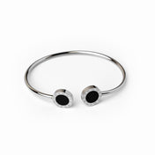 18K Gold Plated Onyx Bracelet