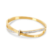 Roman Bracelet with Zirconia 18K Gold Plated