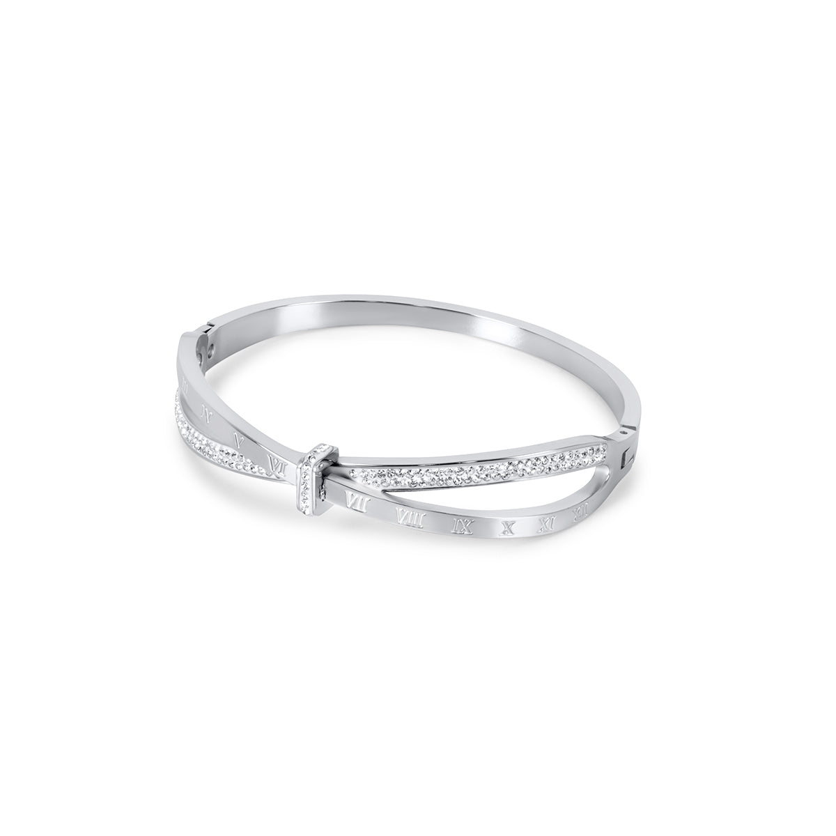 Roman Bracelet with Zirconia 18K Gold Plated