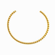Brazalete Twist – Elegancia Bañada en Oro de 18 Quilates