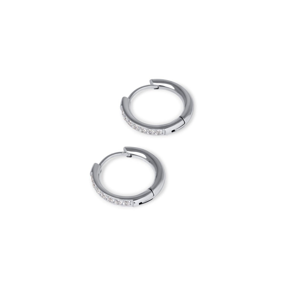 Pendientes de aro Arielle bañados en oro de 18K
