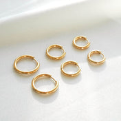 18K Gold Plated Hoop Trio Earrings – Versatility and Elegance in Every Detail