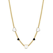 Love Glow Monochrome Necklace – Love that shines, 18K Gold Plated