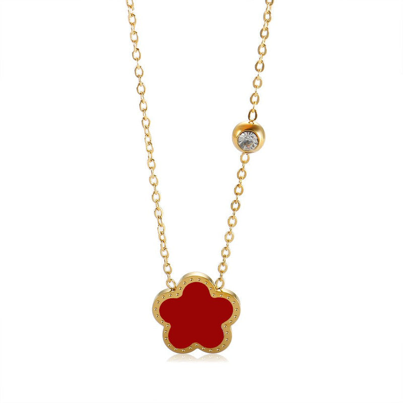 Alhambra Style Clover Necklace 18K Gold Plated
