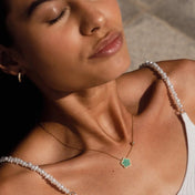 Alhambra Style Clover Necklace 18K Gold Plated