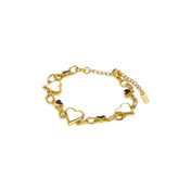 Love Glow Monochrome Bracelet – Love in Every Detail, 18K Gold Plated